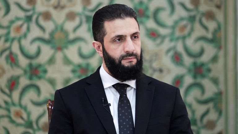 Syria's President Ahmed al Sharaa
