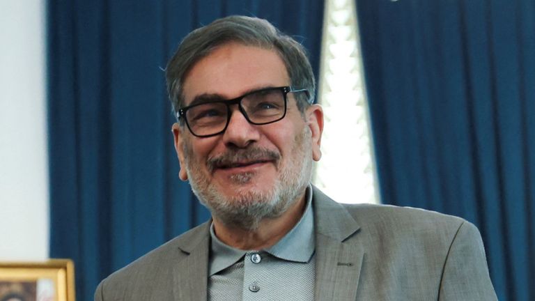 Ali Shamkhani pictured in 2023.
Pic: Reuters