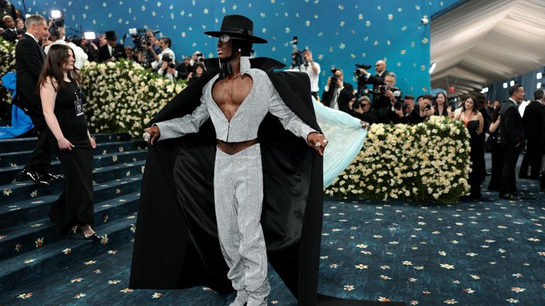 US model and actor Alton Mason. Pic: Reuters