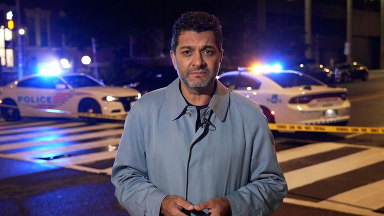 Two Israeli embassy staff shot dead by suspect who &#39;shouted free Palestine&#39;