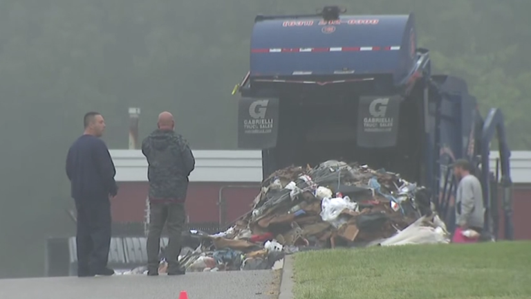 One man was pronounced dead at the scene. Pic: WNBC