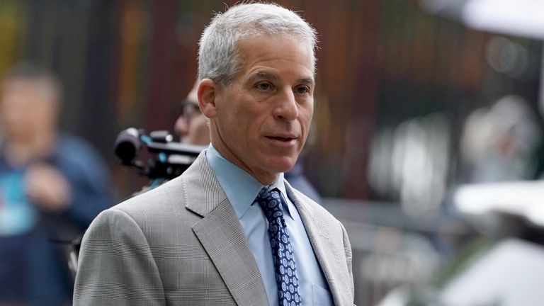 Brian Steel, one of Sean 'Diddy' Combs' attorneys, arrives for the first day of jury selection in the trial of his client on sex trafficking and racketeering conspiracy charges. Pic: REUTERS/David Dee Delgado