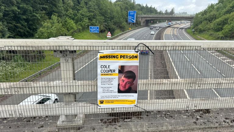 The search for Cole Cooper goes on