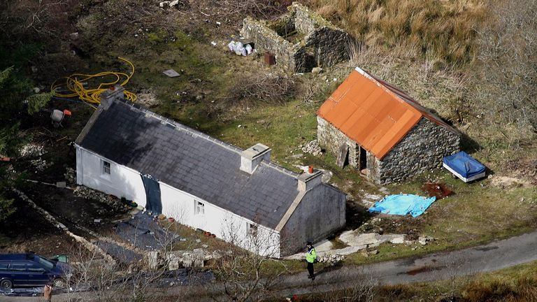 The scene of the 2006 murder of Sinn Fein member and British spy Denis Donaldson.
File pic: PA