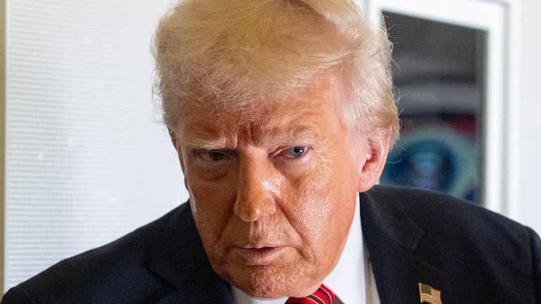 Donald Trump. Pic: AP