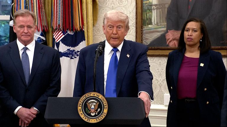 Donald Trump denies posting AI image of himself as pope