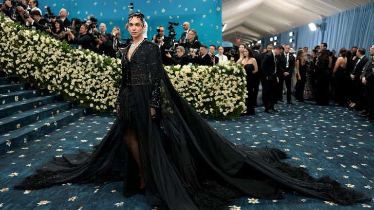English-Albanian pop star Dua Lipa. Pic: Reuters