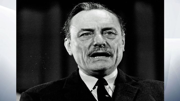 Enoch Powell. Pic: PA