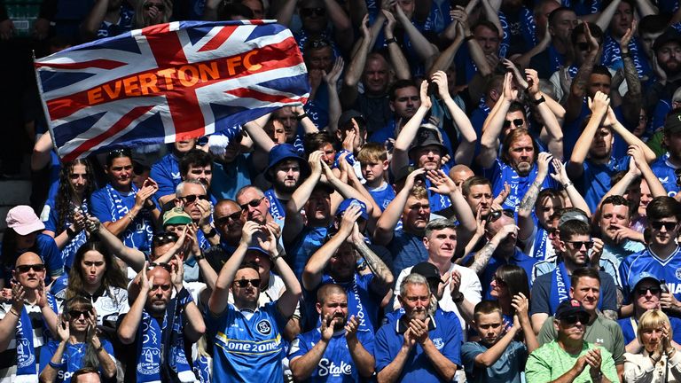 Fans applaud from the stands. Pic: Reuters