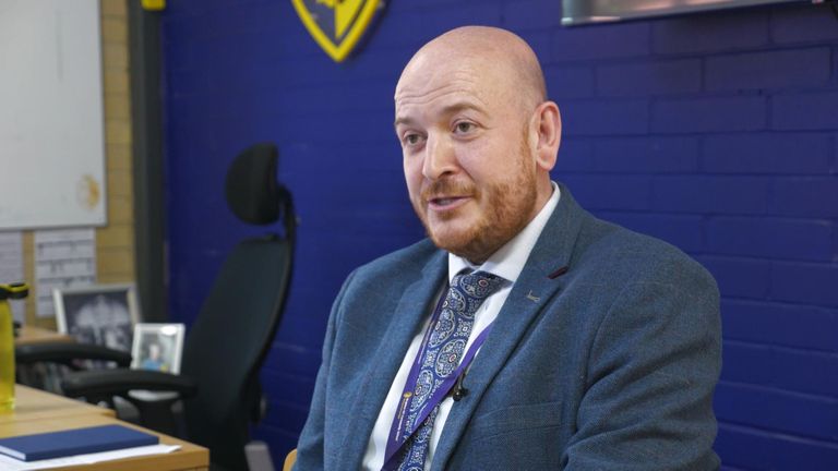 Headmaster of Brighton Hill Community School, Chris Edwards