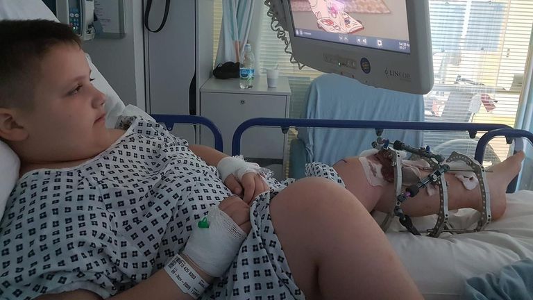 Finias Sandu in hospital