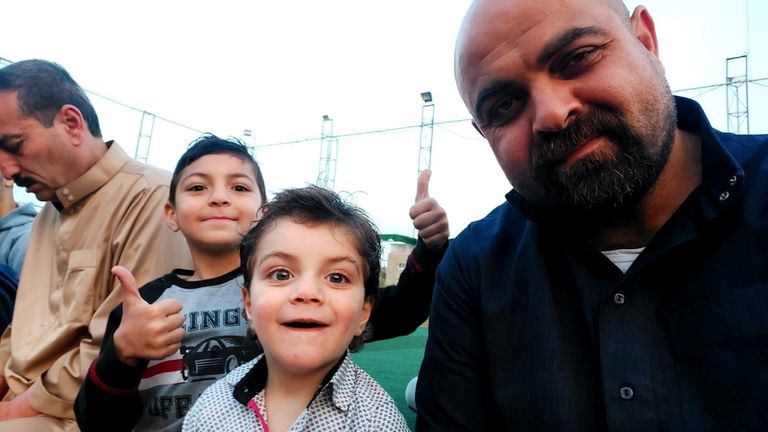 Members of the Al Najjar family