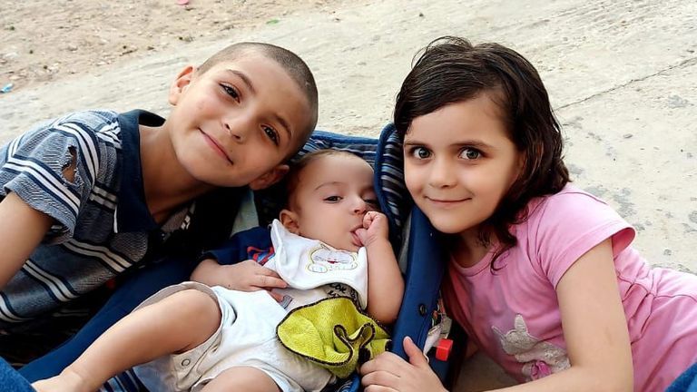 Members of the Al Najjar family