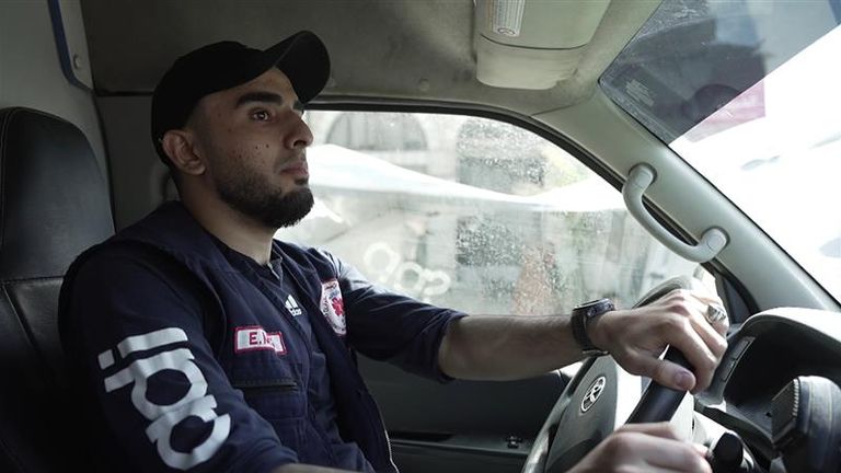'Some of us have had to pull family members from the rubble', paramedic Wael Eleywa told Sky News.