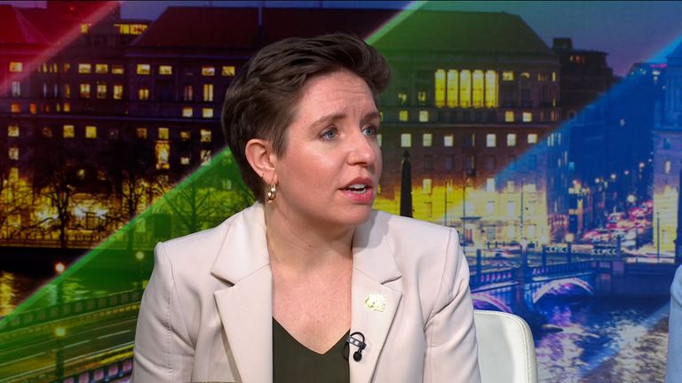 Carla Denyer, Co-Vorsitzende der Grünen und Abgeordnete für Bristol Central