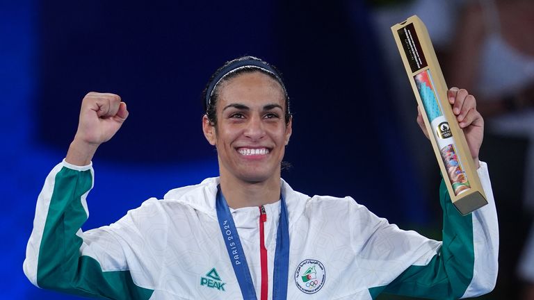 Imane Khelif will not be able to compete in female category at upcoming  event due to new testing rules, body says | World News | Sky News