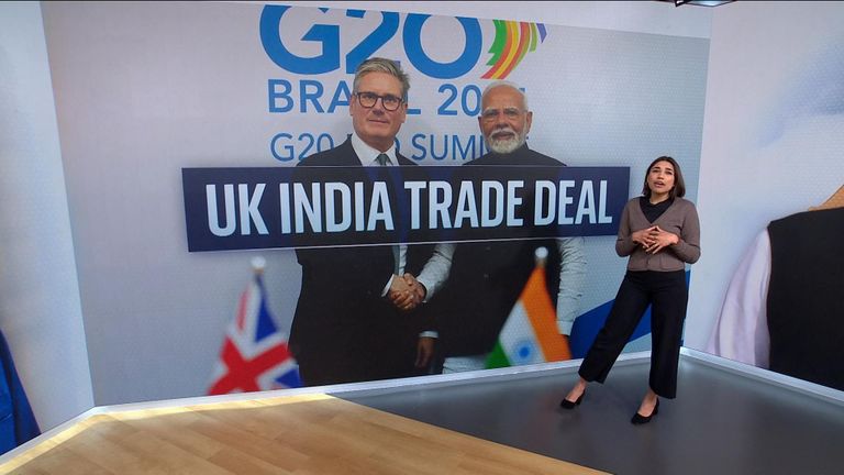 ¿Qué incluye el acuerdo comercial entre el Reino Unido y la India?
