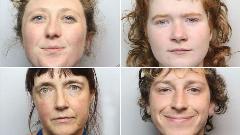 (Clockwise from top left) Indigo Rumbelow, Leanorah Ward, Daniel Knorr and Margaret Reid. Pics: GMP