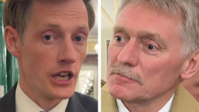 Dmitry Peskov tells Ivor Bennett that Kremlin &#39;does not share the view of Starmer&#39; over ceasefire proposal