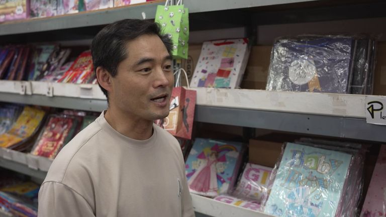 Party shop owner Jacob Mok