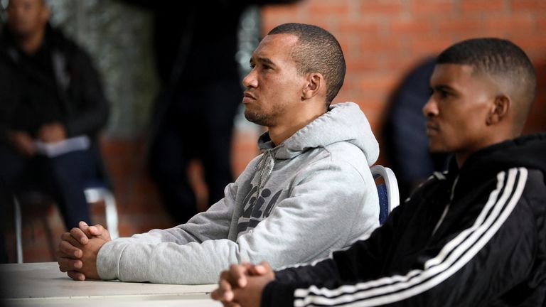 Jacquen Apollis and Steveno Van Rhyn.
Pic: Reuters