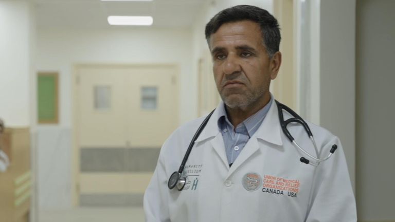 Jall al Barawi, a doctor at Rantisi hospital
