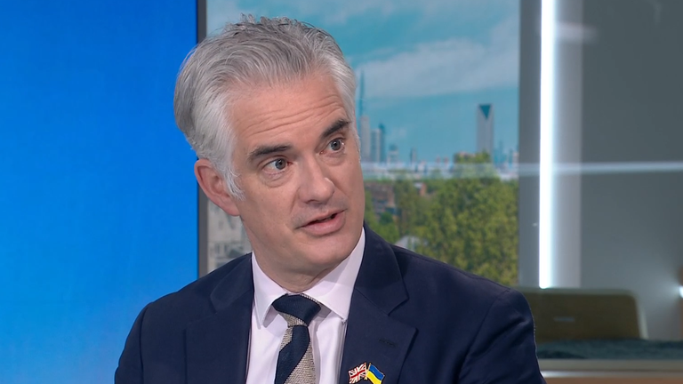 Conservative MP James Cartlidge is the Shadow Defence Secretary