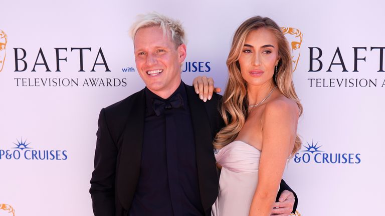 Jamie Laing and Sophie Habboo attending the 2025 BAFTA Television Awards with P&O Cruises at Southbank Centre's Royal Festival Hall, London. Picture date: Sunday May 11, 2025.