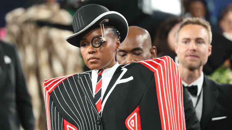 Singer, songwriter, rapper and actress Janelle Monae. Pic: Reuters