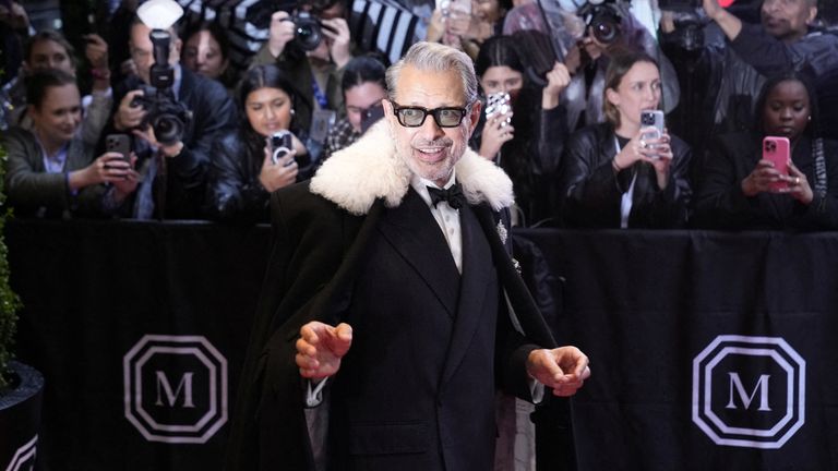 Jeff Goldblum. Pic: Reuters