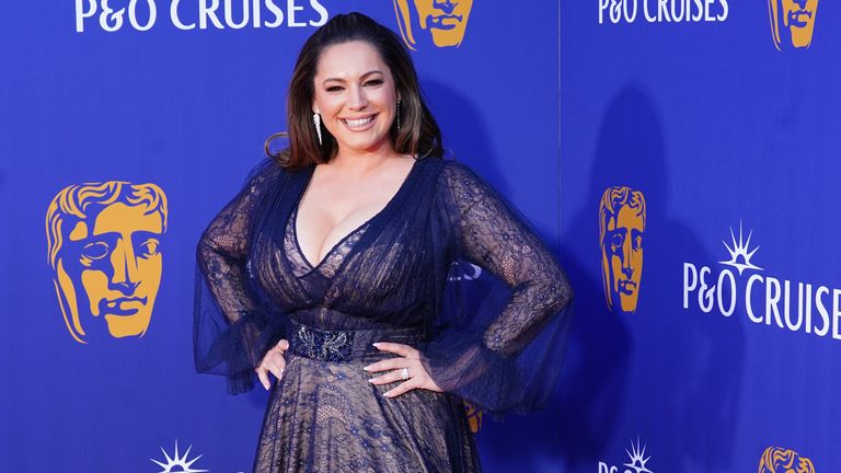 Kelly Brook at the BAFTA TV Awards 2025