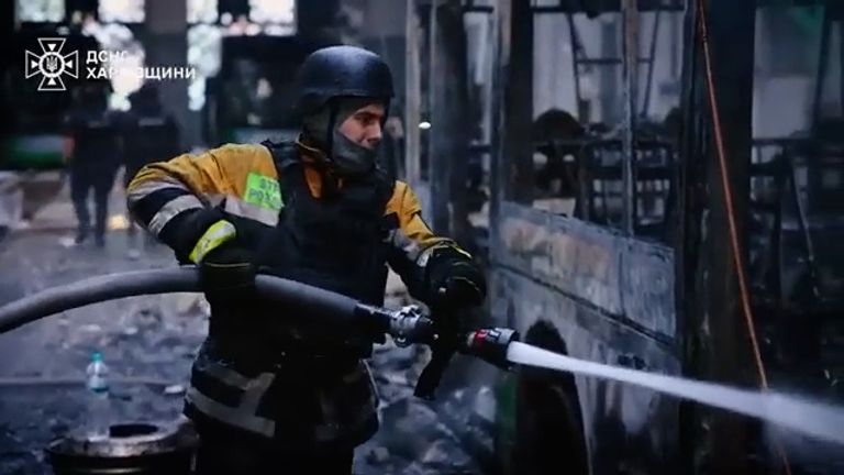 Kharkiv, Zelensky'nin drone satışlarını eleştirdikten sonra 'büyük' ​​saldırıyı hedef aldı