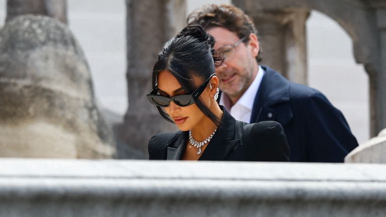 Kim Kardashian.
Pic: Reuters