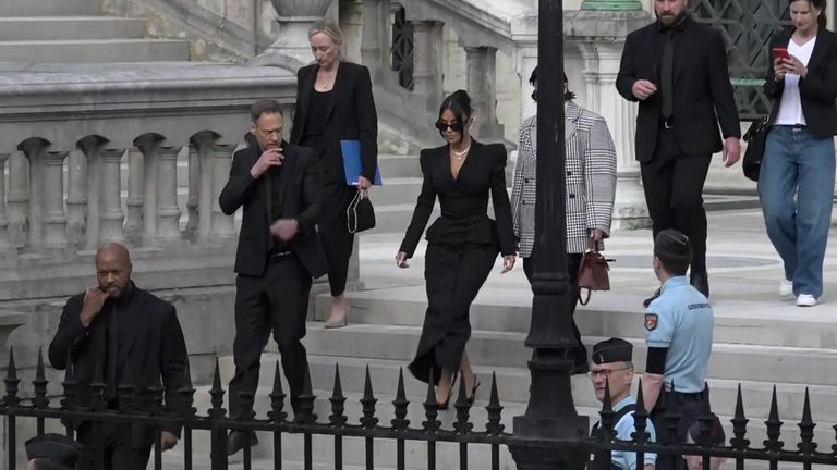Kim Kardashian departs Paris court after robbery trial