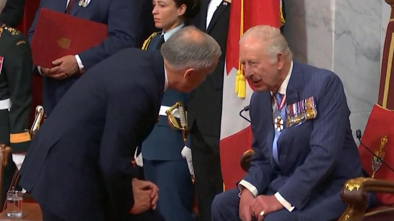 King Charles and Mark Carney 