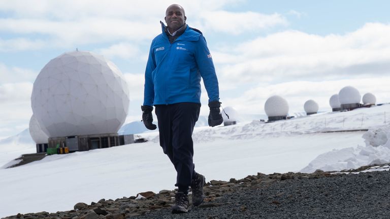 Foreign Secretary David Lammy at SvalSat, a satellite ground station which monitors climate, on Plataberget near Longyearbyen in Svalbard, during his visit to Norway. Picture date: Thursday May 29, 2025. Photo credit should read: Stefan Rousseau/PA Wire