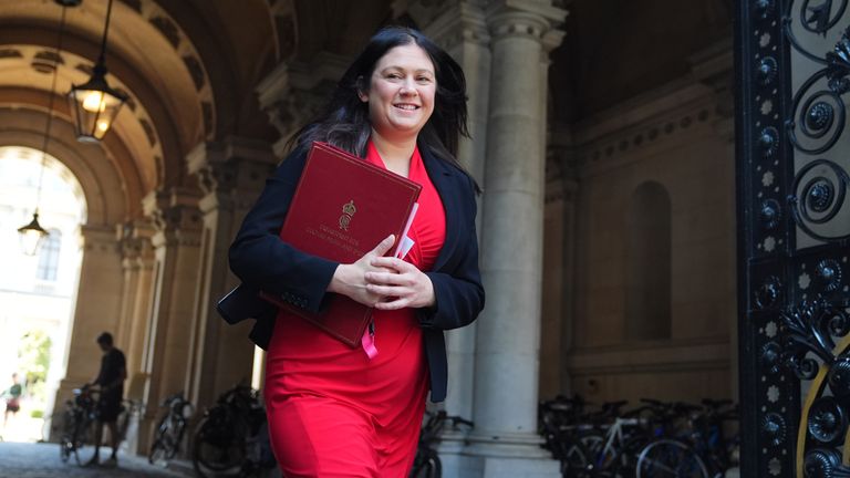 Secretary of State for Culture, Media, and Sport Lisa Nandy arrives in Downing Street, London, for a Cabinet meeting. Picture date: Tuesday May 13, 2025.