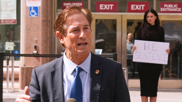 Los Angeles County District Attorney Nathan Hochman. Pic: AP