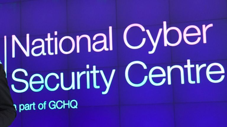 Ciaran Martin, head of the National Cyber Security Centre (NCSC) at the launch of the centre's second annual review in London. Pic: PA
