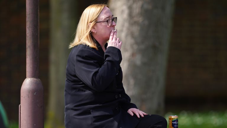 Nicola Packer outside Isleworth Crown Court, west London. Picture date: Thursday April 24, 2025. Ben Whitley/PA Wire
