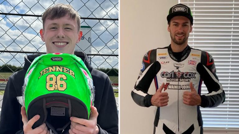 Owen Jenner, left, and Shane Richardson. Pics: @OwenJenner86/Instagram/@ShaneRRacing/X