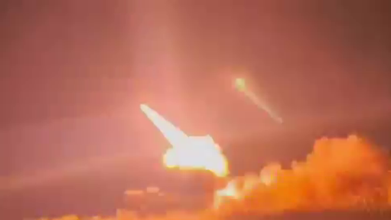 Screenshot from Pakistan military x post showing missiles being launched towards India on 10/05/2025: 
https://x.com/MilitaryPakISPR/status/1921003337396216046