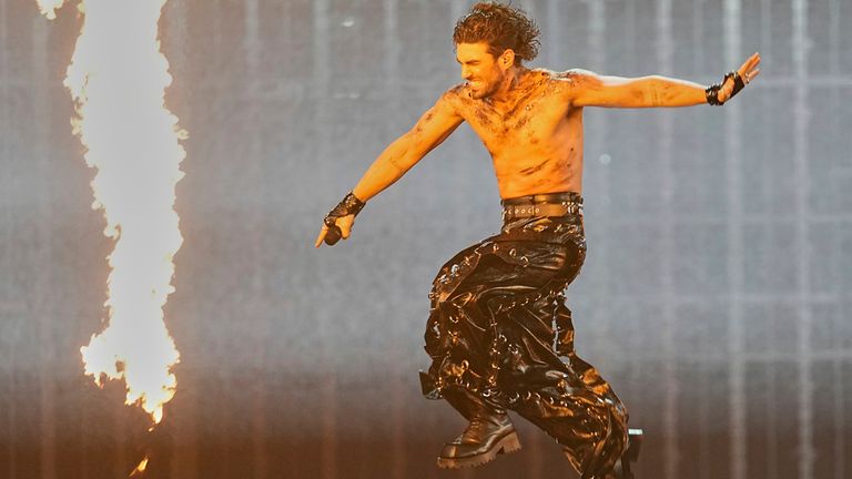 PARG performs Survivor for Armenia. Pic: AP
