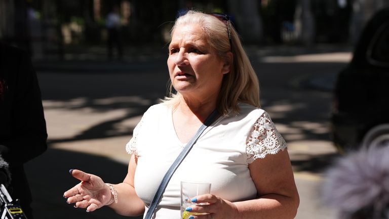 Mr Sullivan's sister, Kim Smith, said she was "ecstatic" about her brother's conviction being quashed. Pic: PA