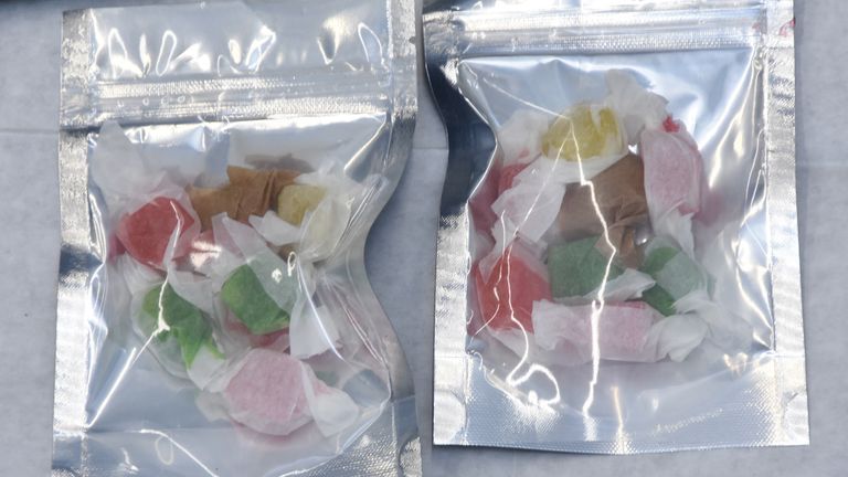 A drug dealer who admitted to manslaughter after a house explosion, caused by gas canisters used to make cannabis sweets. Reece Galbraith, 33, admitted to manslaughter over the deaths of Archie York, seven, and Jason "Jay" Laws, 35, after the blast in Violet Close in Benwell, Newcastle, on 16 October 2024.
Shown in court.
PICTURE SUBMITTED BY CPS ON EMAIL VIA ELLA GRIFFITH, North of England producer:
