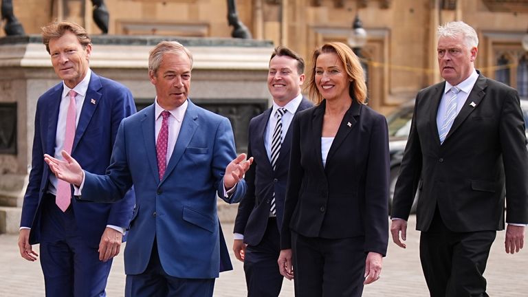 Sarah Pochin joins Reform UK's parliamentary party. Pic: PA