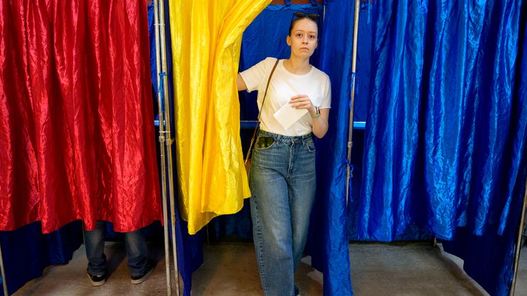 About 11.6 million people - 64% of eligible voters - cast ballots. Pic: AP
