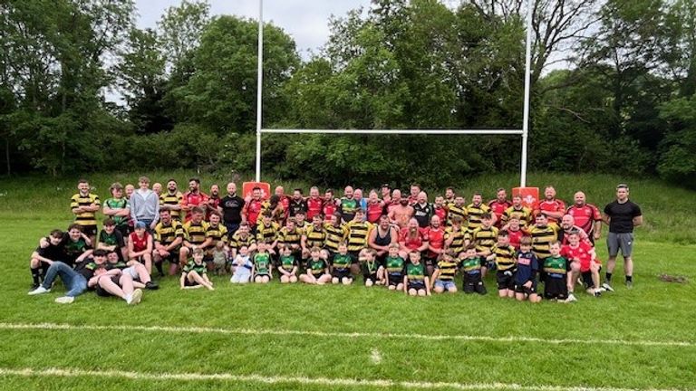Bro Gwernant Rugby Club in Llangollen, Denbighshire. Pic: Einion Davies
