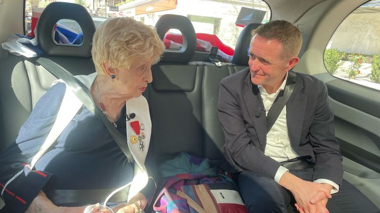 Ruth Bourne and Tom Parmenter speak for VE Day piece