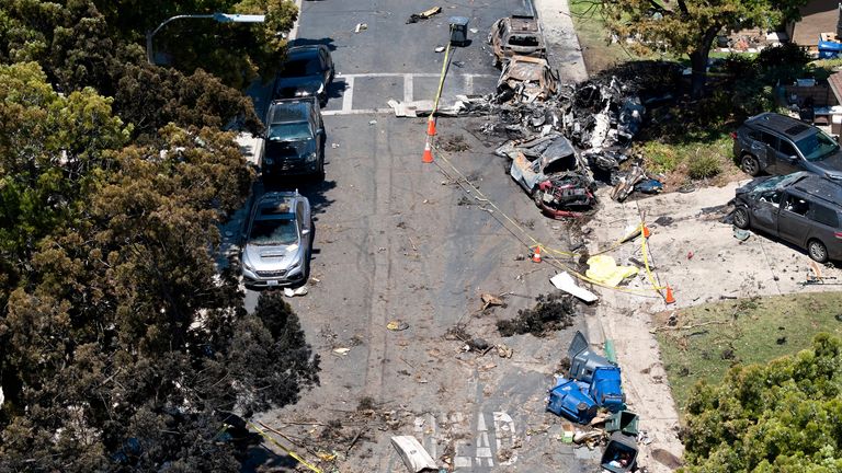 Todos los pasajeros confirmaron muertos después del accidente aéreo de California